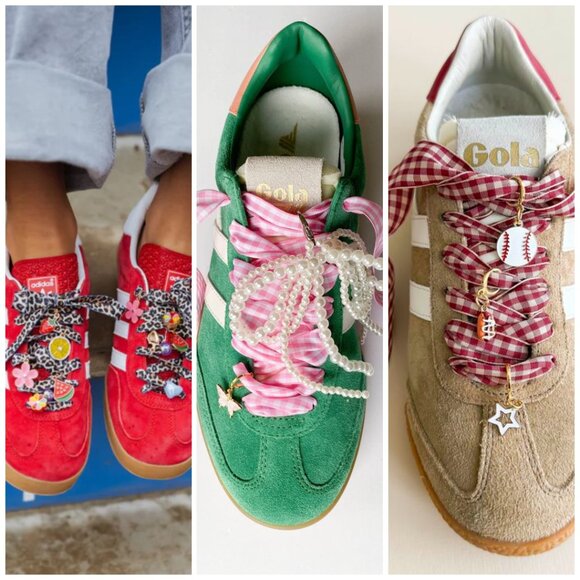 Sneakers with Shoe Charms OOAK - Picture 6 of 6